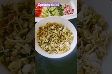 High Protein Salad/Sprouts Salad ~Healthy Breakfast#shorts #ytshorts #ashortaday