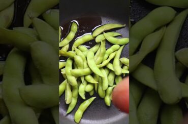 Edamame with soy and sesame sauce #shorts