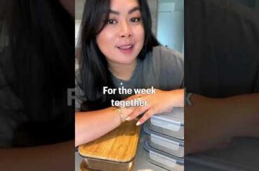 let's pack husband's lunch for the week