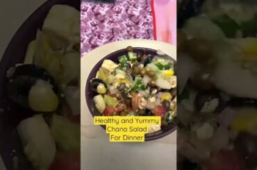 Chana Salad Recipe - Yummy and Healthy! #Shorts #YouTubeShorts #HerHappyFace