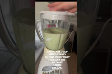 HEALTHY RECIPE *HEALTHY SMOOTHIE / HEALTHY BREAKFAST IDEA* #healthyrecipe #mukbang #smoothierecipe