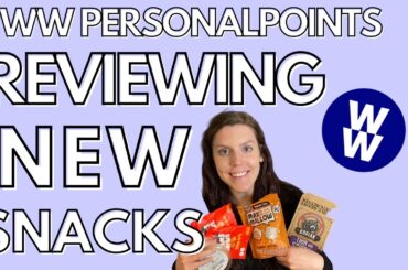 TRYING OUT SNACK SUGGESTIONS PT. 10| Reviewing New Healthy Snacks | WW PersonalPoints/Calories