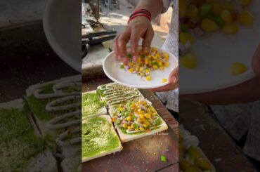 Vegetable Corn Cheese sandwich In Just 60/- | #creatingforindia #shorts #streetfood