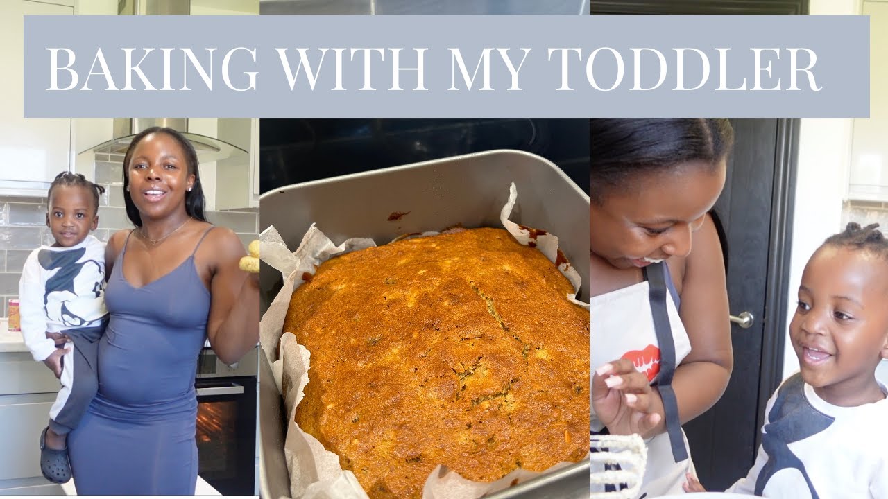 BAKING WITH MY TODDLER | HEALTHY AND SIMPLE BANANA BREAD/CAKE RECIPE | BAKING WITH MY TODDLER | HEALTHY AND SIMPLE BANANA BREAD/CAKE RECIPE |