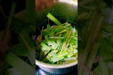 #Shorts | Healthy for all | Use daily morning | Lemongrass tea recipe | Uses of lemongrass tea