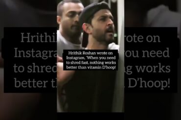 Can vitamin D from the sun help you ‘shred faster’, as Hrithik Roshan says? #shorts