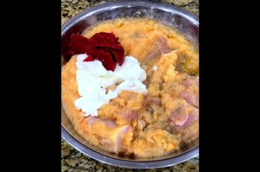 Mediterranean style Chicken TIKKA |Grilled Chicken Kabob!! Healthy Chicken Vegetables dinner!!