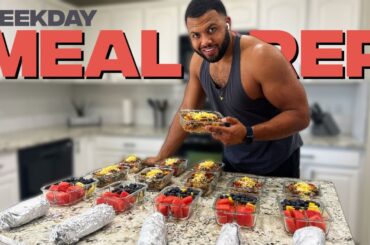 Meal Prep | Breakfast Burritos, Turkey Bowls, & Fruit