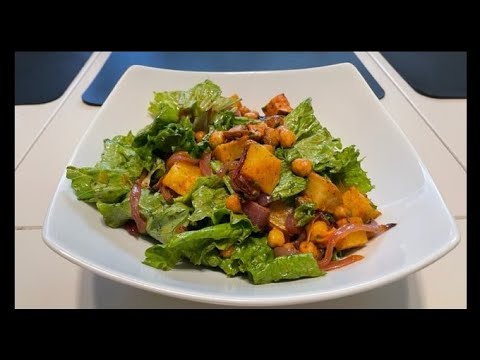 Savory Chickpea and Sweet Potato Salad Recipe With Healthy Homemade Dressing – Rich in Flavor Savory Chickpea and Sweet Potato Salad Recipe With Healthy Homemade Dressing - Rich in Flavor