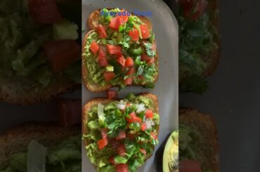 Avocado Toast-Heart-healthy brain-healthy full of fiber. Easy recipe. Try it # YouTubeshort #short