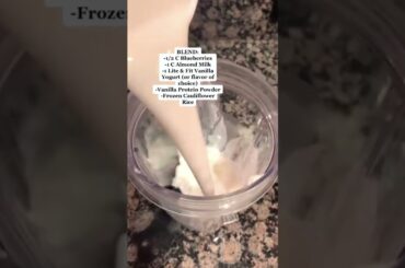 Healthy Smoothie Recipes | Lost 70Lbs | Low Cal & High Protein Smoothie! #shorts