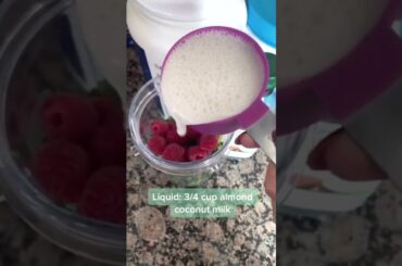 Healthy And Easy Smoothie Recipes | Low Cal & High Protein Smoothie | Lost 70 Lbs! #shorts