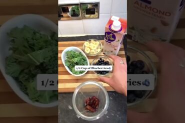 Easy Kale Smoothie Recipes | Healthy Green Smoothies! #shorts