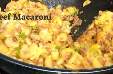 Cheesy Beef Macaroni | (Goulash)|Easy recipe by Ali's kitchen|Spicy Mac and cheese recipe|Yammy.