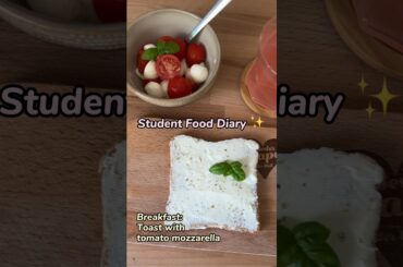 Student Food diary #mealprep #mealplan #cheap #healthy #easy #recipe #inspiration #shorts #viral