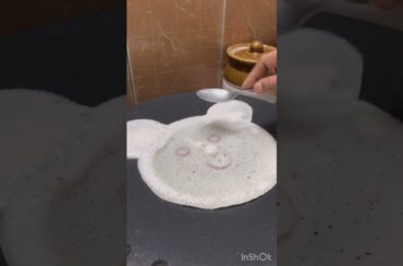 #shorts #ytshorts Mickey Mouse Dosa Recipe/Kid's Favourite/Dosa Ideas/Dosa Designs/Mickey Mouse Dosa
