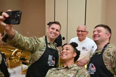 Chef Robert Irvine visits 37th Training Wing JBSA-Lackland Defenders
