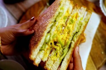 Mumbai Street style veg sandwich recipe | with sandwich masala and spicy chutney recipe
