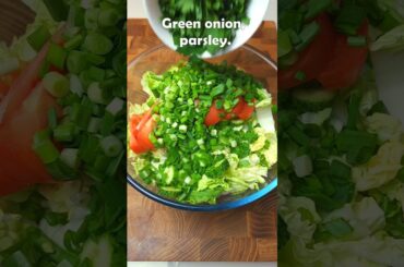 Salad for weight loss, tasty and healthy! #shorts