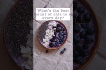 Side effects of eating too many chia seeds: Is overindulging a health risk?#nutritionist