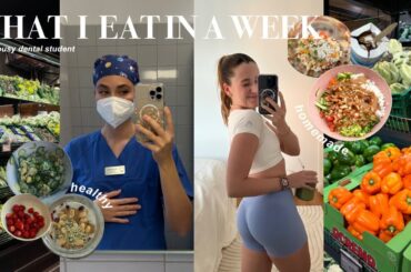 WHAT I EAT IN A WEEK as a busy dental student (healthy & homemade meals)