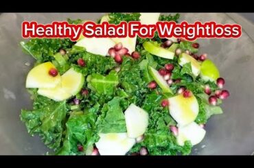Healthy And Easy Kale Salad Recipe/How To Make   kale Salad Recipe #weightloss #easy #viral #salad