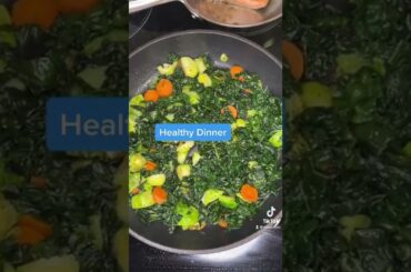 Cruciferous Veggies with Pan Seared Salmon - Healthy Dinner