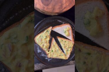 Easy Breakfast Recipe Moong daal bread Toast #shorts #youtubeshorts  #breakfast #viralshort #viral