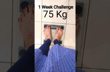 Live Result | 1 Week Weight Loss challenge #viral #weightloss #1weekchallange #weightlosschallenge
