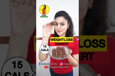 15 CALS chocolate barfi recipe #weightloss #easyrecipe #healthyfood #healthy #diet #newrecipe #try