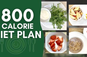 800 Calorie Diet Plan (7 Days With Recipes) by Diets Meal Plan