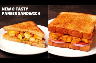 Have You Tried This New Paneer Recipe For A Quick & Healthy Breakfast? Paneer Tikka Sandwich