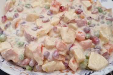 Easy Russian Salad recipe!Best Healthy and Tasty Russian Salad Recipe #russiansaladrecipe
