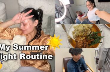 My Summer Night Routine: Skincare, Healthy Cooking, Self Care | Christen Dominique