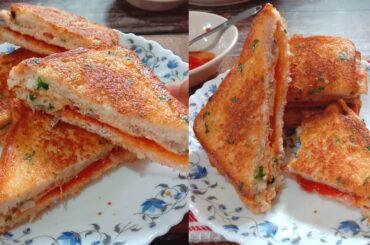 LESS INGREDIENT OMLETTE SANDWICH | HEALTHY BREAKFAST | BREAKFAST RECIPE #Sandwich #toast