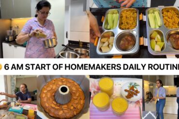 6 AM Start of Daily Routine | Indian Morning Breakfast, School Lunchbox, Tiffin Recipes