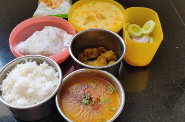 lunch ke liye banaye bahut healthy,  recipe ,  dal , chawal, aamras @SomyasKitchen #tiffinrecipe
