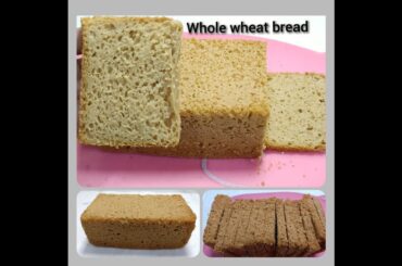 How to make Whole Wheat Brown Bread Recipe in Hindi || Brown Bread || Atta Bread || No Maida Bread