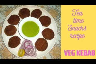 Veg Kebab Recipe | Veg Shami Kebab | Tea time Snacks recipe | Starter recipe | Healthy snacks