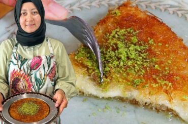 The Perfect Kunafa Recipe With All Details - Turkish KUNEFE
