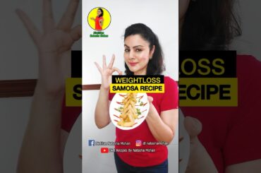 Sirf 38 CALS hai ek samosa mein !healthy samosa recipe #weightloss #dietplan #healthyfood #newrecipe