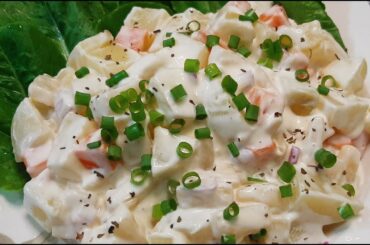 Healthy and Creamy Potato Salad Recipe with Pineapple and Carrots | How To Make Potato Salad