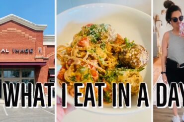 FULL DAY OF EATING| NINJA CREAMI RECIPE | POINTS & CALORIES AND PASTAAAA