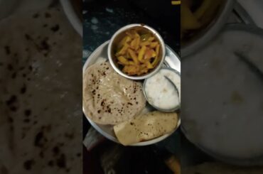 Desi lunch thali ideas #lunch idea#homemadefood# healthy food #lunchideas#shorts#thali#trending
