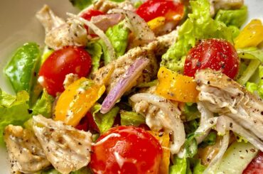 Grilled Chicken Salad | Dressing Without Olive Oil | Healthy Chicken Salad Recipe | Salad | Homemade