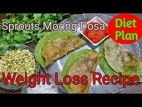 Green Moong Sprouts Dosa – Healthy Breakfast Weight loss Recipe | Diet Recipes to Weight loss Green Moong Sprouts Dosa - Healthy Breakfast Weight loss Recipe | Diet Recipes to Weight loss