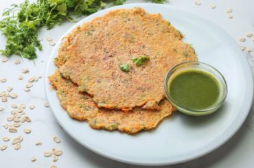 Oats Chilla Recipe - For Weight Loss - Healthy Oats Recipe