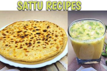 2 Healthy and Tasty Sattu recipes ||Sattu recipes for breakfast #satturecipe #sattuparatharecipe