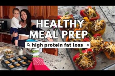 HEALTHY MEAL PREP | high protein for weight loss