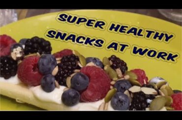 Quick and Easy Healthy Work Snacks: Banana-Berry Yogurt Delights!